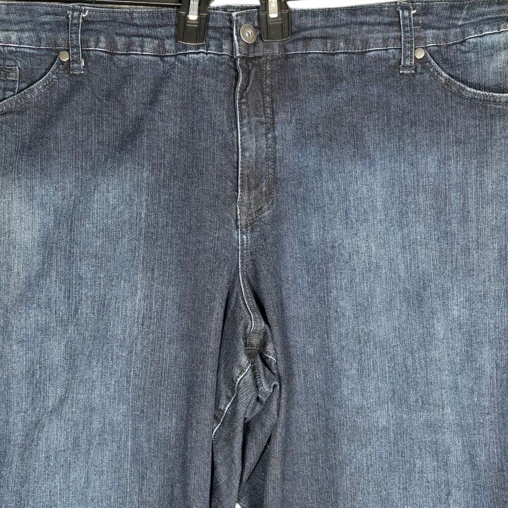 Torrid Denim Jeans 30 Plus Classic Skinny Vintage‎ Stretch Dark Wash Mid Rise - Picture 3 of 11